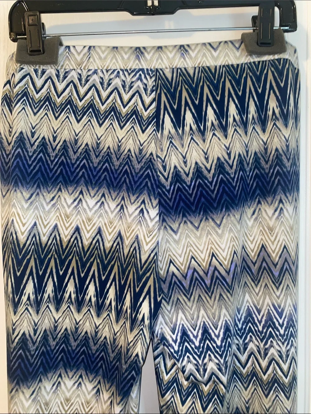 new directions Blue & White Trouser Pants